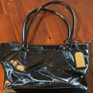 Black Designer Tote Bag